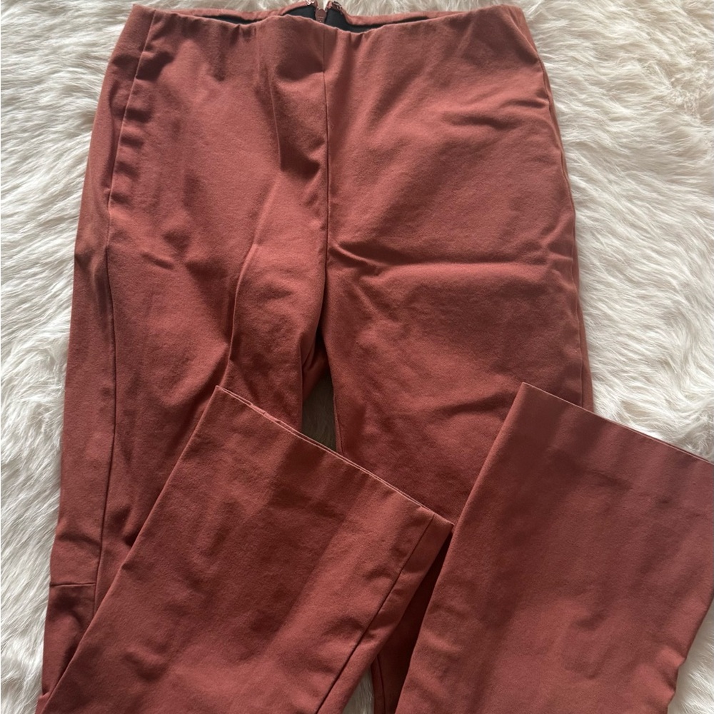 THEORY Rust Red Pants